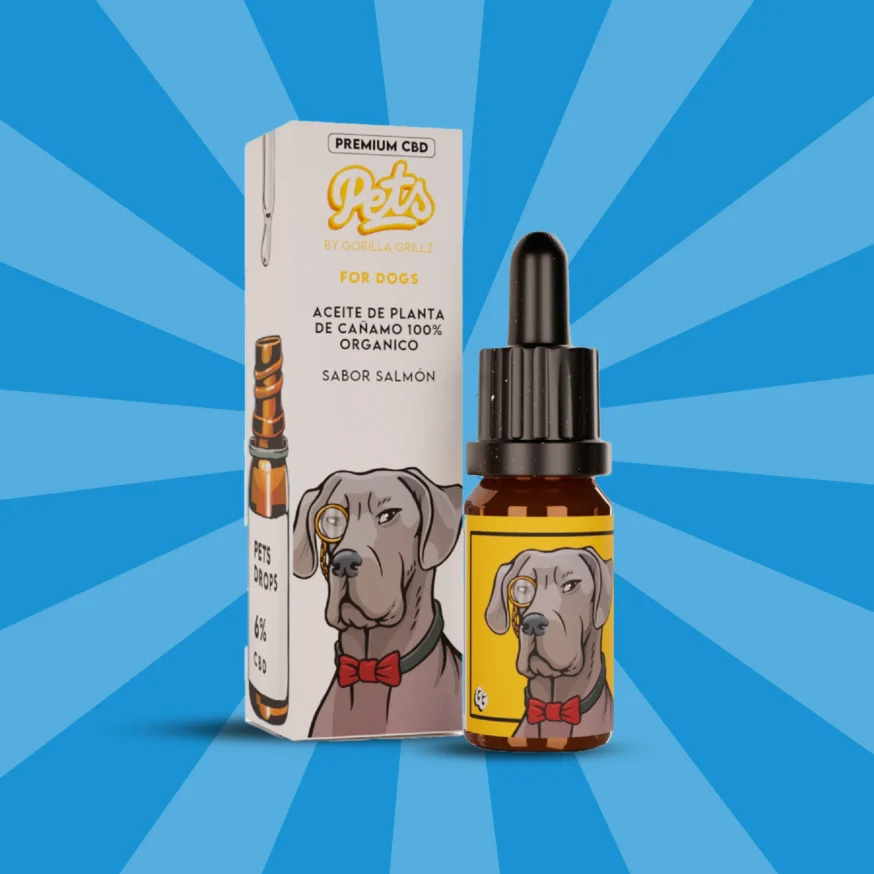 Aceite De cbd mascotas 6% sabor natural