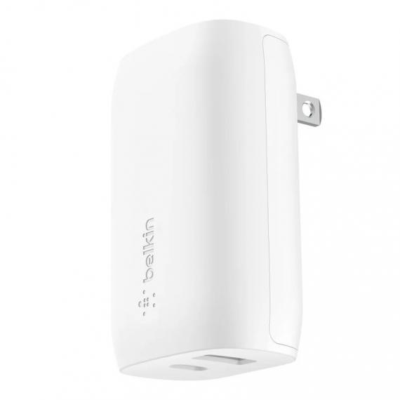 Foto Cargador de pared Belkin USB-Cx1 y USB-Ax1 37W - Blanco