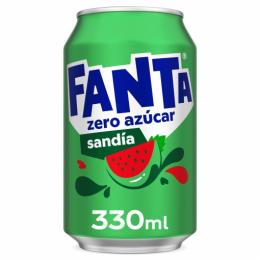 Fanta de sandía sin azúcares añadidos